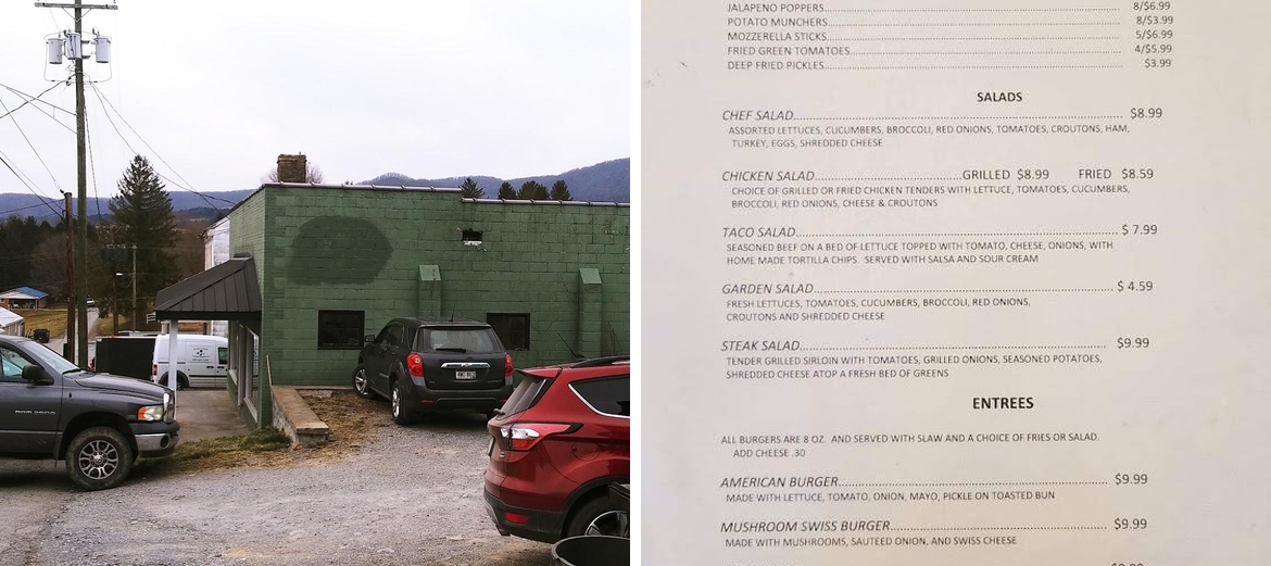 MOCO DINER, LLC Menu