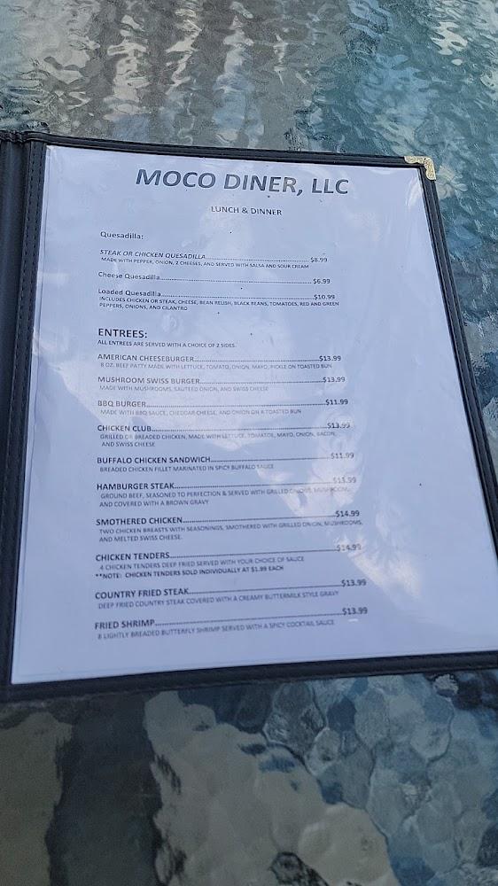 MOCO DINER, LLC Menu image 1