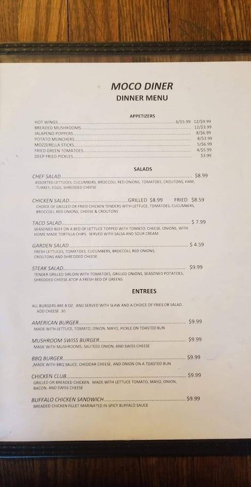 MOCO DINER, LLC Menu image 3
